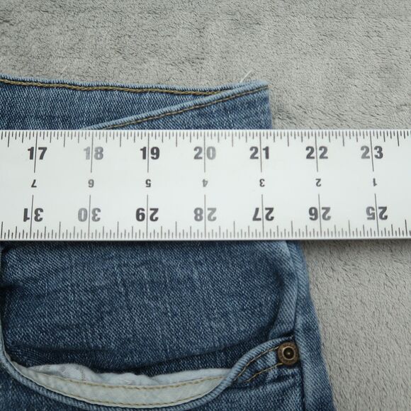 Wrangler Jeans Mens Size 42x30 Blue Regular Straight Flex Denim Pants Stretch - Picture 3 of 15